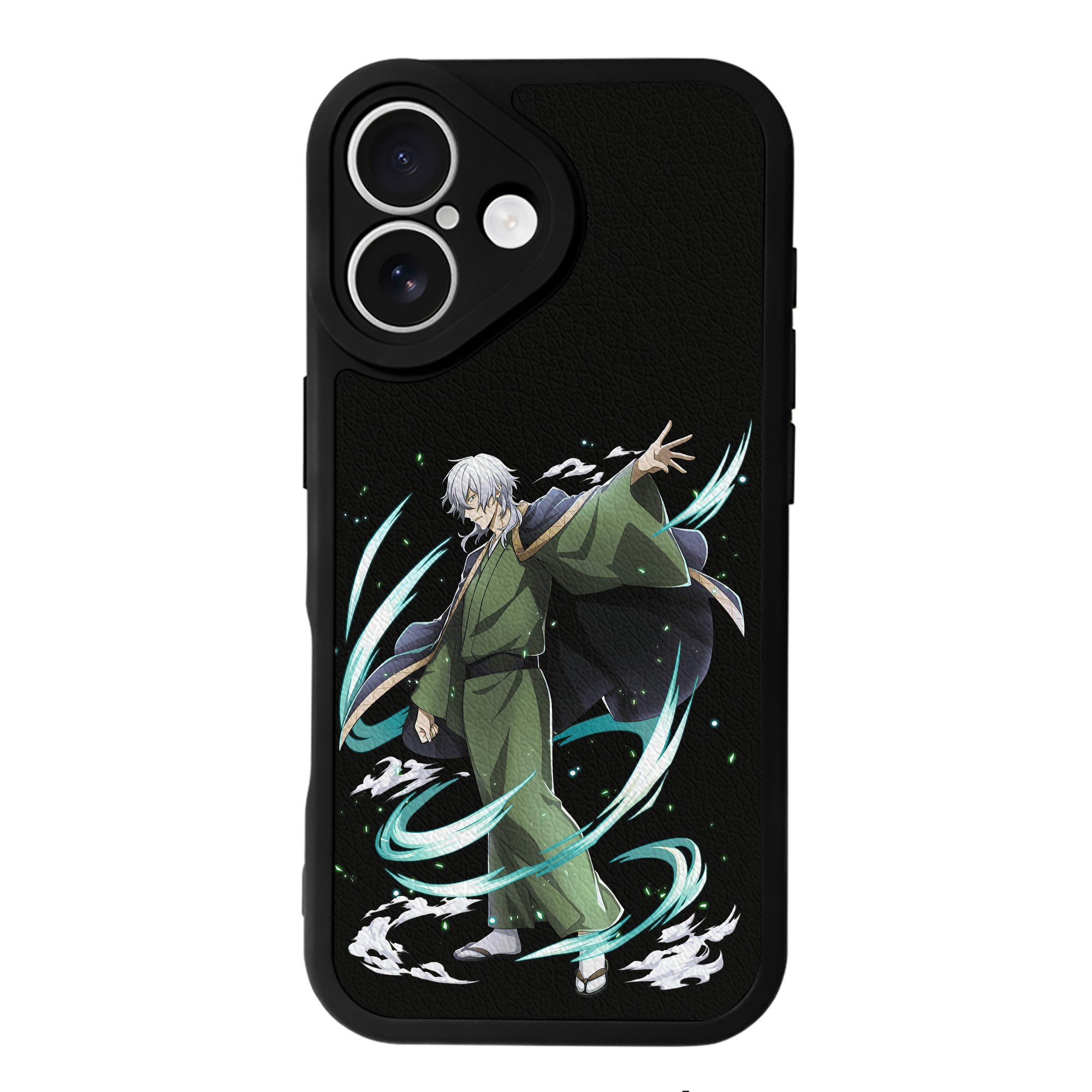 （画像用） 文豪ストレイドッグス Bungo Stray Dogs 【iPhone 16シリーズ対応】シリコンスマホケース（レザー調） 材質：シリコン